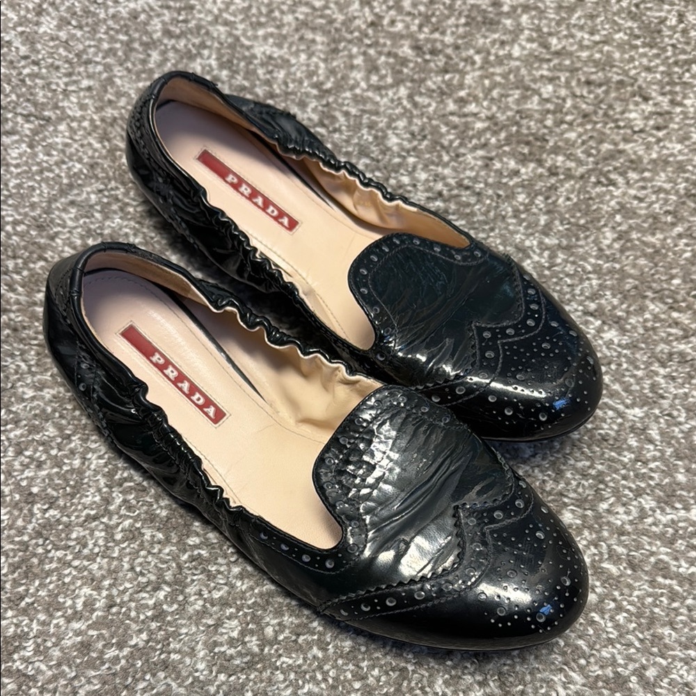 Prada Women's Black Loafers